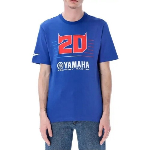 Vêtements Homme T-shirts manches courtes Yamaha - T-shirt Fabio Quartararo - bleu Bleu