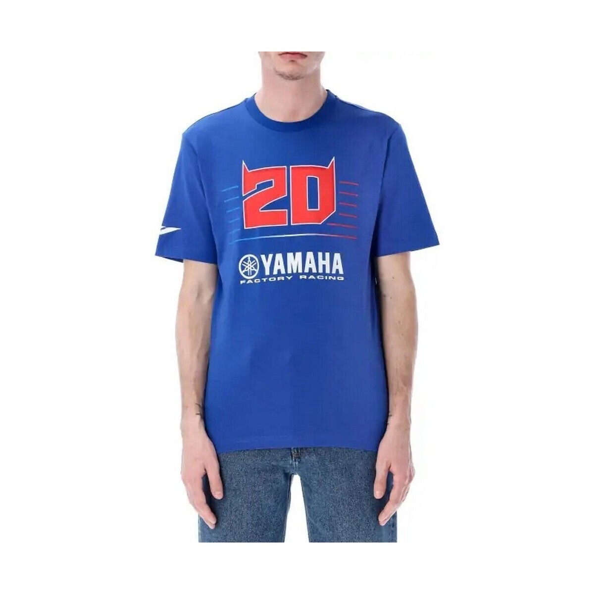 Vêtements Homme T-shirts manches courtes Yamaha - T-shirt Fabio Quartararo - bleu Bleu