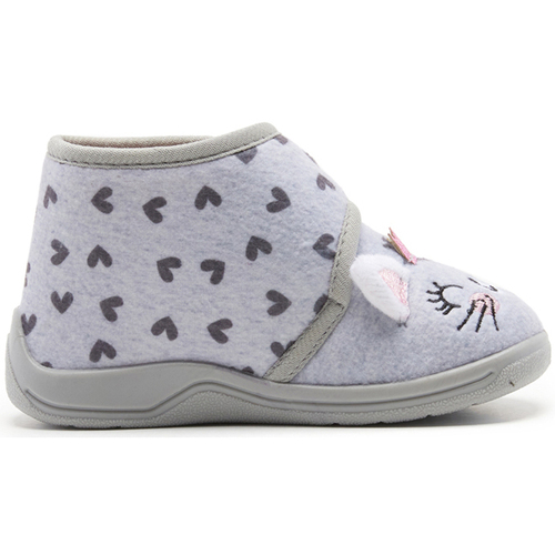 Chaussures Fille Chaussons Billowy 8146C04 Gris