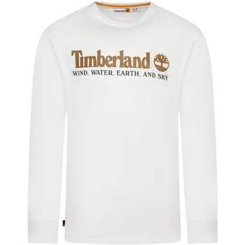 Timberland T-shirt col rond coton Blanc
