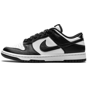 Chaussures Baskets mode Nike heels Dunk Low Black White Noir