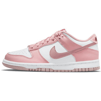Chaussures Baskets mode blue Nike Dunk Low Pink Velvet Rose