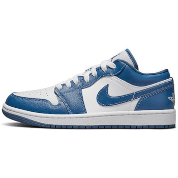 Chaussures Baskets mode Nike Taxi Air Jordan 1 Low Marina Blue Bleu