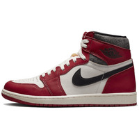 Chaussures Baskets mode Nike braids AIR JORDAN 1 HIGH CHICAGO LOST AND FOUND REIMAGINED Rouge