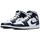 Chaussures Baskets mode Nike AIR JORDAN 1 MID WHITE METALLIC GOLD OBSIDIAN Bleu