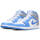 Chaussures Baskets mode Nike AIR JORDAN 1 MID UNIVERSITY BLUE GREY Bleu