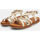 Chaussures Femme Sandales et Nu-pieds Bata Sandales pour femme avec bande en corde Blanc