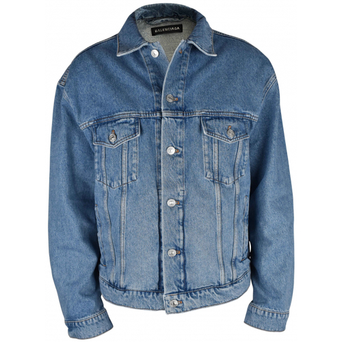 Balenciaga Veste en jean Bleu - Vêtements Blousons Homme 928,75 €