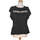 Vêtements Femme T-shirts & Polos Etam top manches courtes  38 - T2 - M Noir Noir