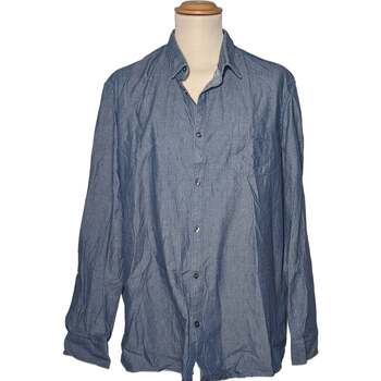 Vêtements Homme Chemises manches longues Brice Chemise Manches Longues  46 - T6 - Xxl Bleu