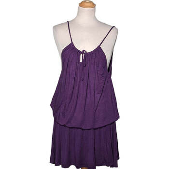 robe phildar  robe mi-longue  38 - t2 - m violet 