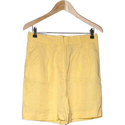 Vêtements Femme houndstooth Shorts / Bermudas Tommy Hilfiger short  38 - T2 - M Jaune Jaune