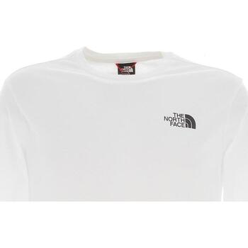 Vêtements Homme T-shirts certifications longues The North Face M l/s easy tee - eu Blanc