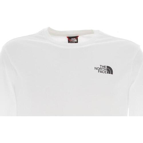 Vêtements Homme T-shirts manches longues The North Face M l/s easy tee - eu Blanc