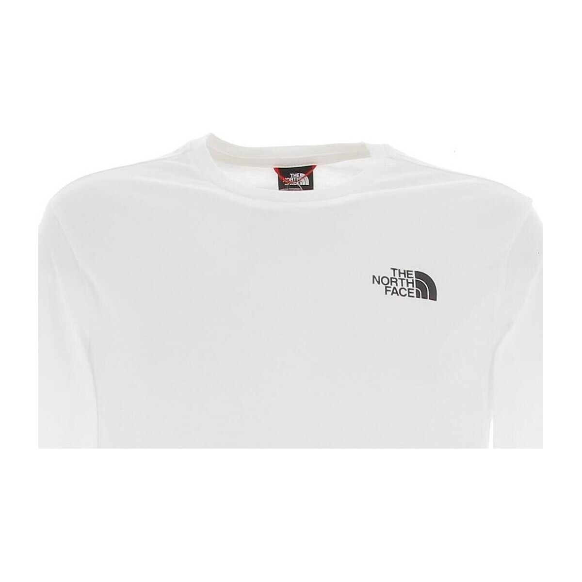 Vêtements Homme T-shirts manches longues The North Face M l/s easy tee - eu Blanc