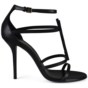 Chaussures Femme Sandales et Nu-pieds Saint Laurent Sandales Cassandra Noir