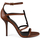 Chaussures Femme Sandales et Nu-pieds Saint Laurent Sandales Cassandra Marron