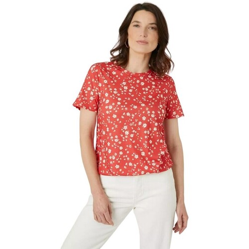 Vêtements Femme T-shirts manches longues Maine DH5926 Rouge