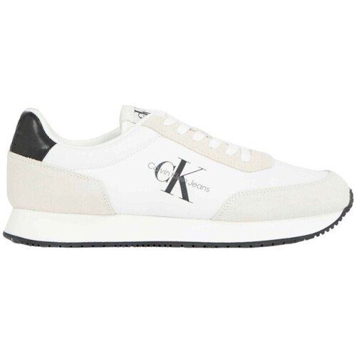 Chaussures Homme Baskets mode Calvin Klein JEANS track YM0YM00746 YAF Blanc
