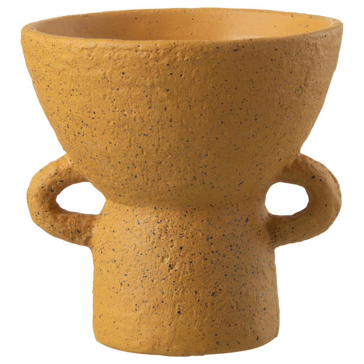 Maison & Déco Vases / caches pots d'intérieur Jolipa Vase en céramique Ocre 20 cm Orange