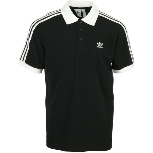 adidas Originals 3 Stripes Polo Noir - Vêtements T-shirts & Polos Homme  44,99 €