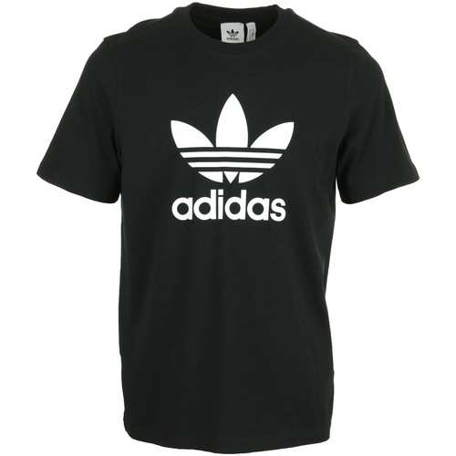 Vêtements Homme T-shirts manches courtes adidas Originals Trefoil T Shirt Noir