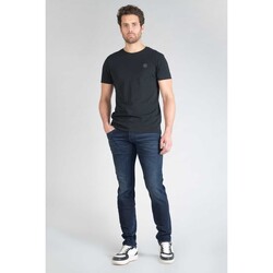 Vêtements Homme Jeans Le Temps des Cerises Roll 700/11 adjusted jeans bleu-noir Bleu