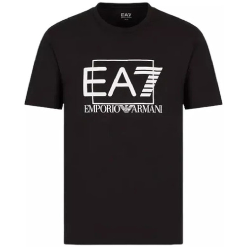 Vêtements Homme T-shirts & Polos Ea7 Emporio Armani v-neck T-shirt homme EA7 3RPT81 Noir