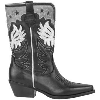 Chaussures Femme Bottes ville Metisse DX604 Texano Femme Marron