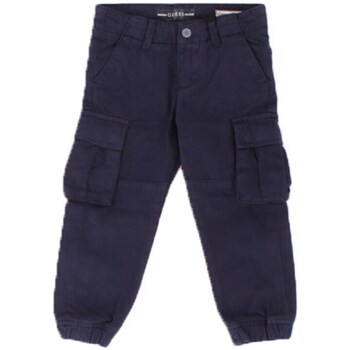 Vêtements Garçon Pantalons cargo Guess N3YB04WE1L0 Bleu