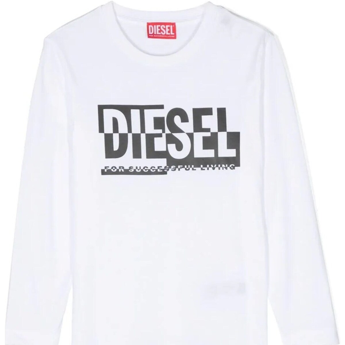 Vêtements Garçon T-shirts manches courtes Diesel J01535-00YI9 Blanc