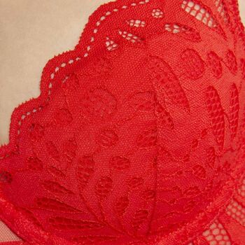 Morgan Soutien-gorge ampliforme coque moulée rouge Amélie Rouge