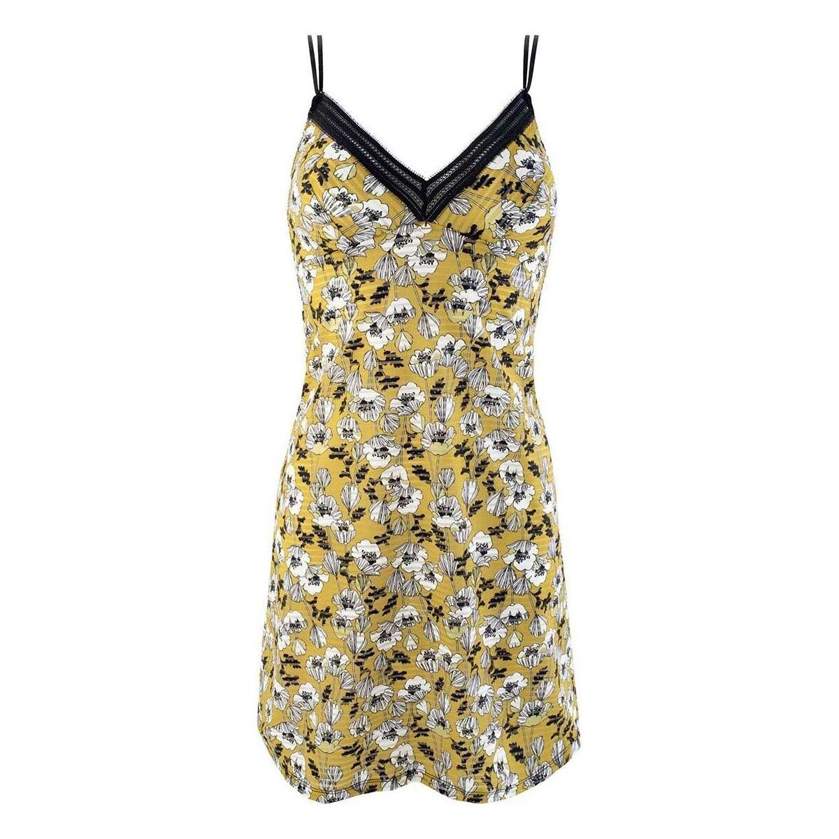 Vêtements Femme Pyjamas / Chemises de nuit Morgan Nuisette jaune Armelle Jaune