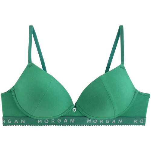 Sous-vêtements Fille Triangles / Sans armatures Morgan Soutien-gorge sans armatures souple vert Gaby Vert