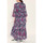 Vêtements Femme Robes longues La Fiancee Du Mekong Robe longue bohème coton bio imprimé CATAYA Violet