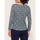 Vêtements Femme T-shirts manches longues La Fiancee Du Mekong T-shirt coton bio imprimé KANPUR Bleu