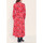 Vêtements Femme Robes longues La Fiancee Du Mekong Robe chemise longue imprimée ALI Rouge