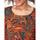 Vêtements Femme T-shirts manches longues La Fiancee Du Mekong T-shirt coton bio imprimé KANPUR Orange
