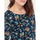 Vêtements Femme T-shirts manches longues La Fiancee Du Mekong T-shirt coton bio imprimé KANPUR Bleu