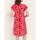 Vêtements Femme Robes courtes Votre ville doit contenir un minimum de 2 caractères Robe imprimée fluide évasée TATOUINE Rouge