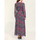 Vêtements Femme Robes longues La Fiancee Du Mekong Robe longue fluide imprimée MALADA Violet