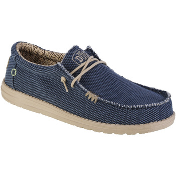 Chaussures Homme Baskets basses Hey Dude Wally Braided Bleu