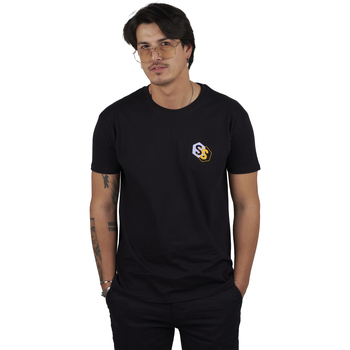 Vêtements Homme T-shirts manches courtes Superb 1982 SPRBCA-2202-BLACK Noir
