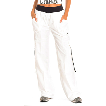 Vêtements Femme Pantalons de survêtement Zumba Z1B00131-BLANCO Multicolore