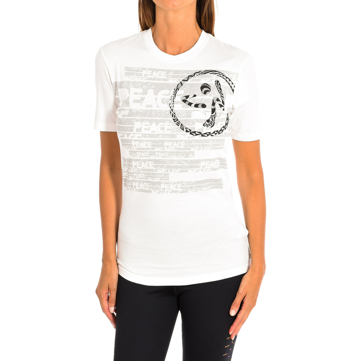 Vêtements Femme T-shirts & Polos Zumba Z2T00216-BLANCO Multicolore