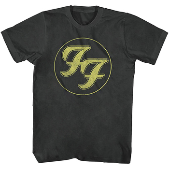 Vêtements T-shirts manches longues Foo Fighters RO698 Noir