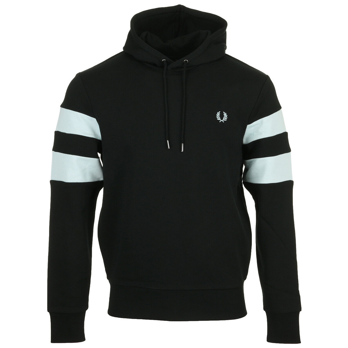 Vêtements Homme Sweats Fred Perry Tipped Sleeve Hooded Sweat Noir