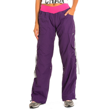 Vêtements Femme Pantalons de survêtement Zumba Z1B00181-LILA Multicolore