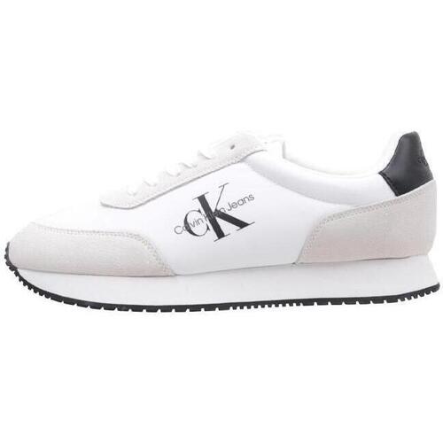 Chaussures Homme Baskets basses Calvin Klein JEANS Daisy RETRO RUNNER SU-NY MONO Blanc