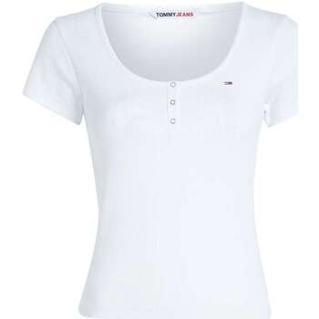 Vêtements Femme T-shirts manches courtes Tommy Jeans 152967VTAH23 Blanc